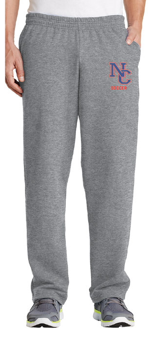 Fleece Sweatpants with Pockets / Athletic Heather / Norfolk Collegiate Soccer