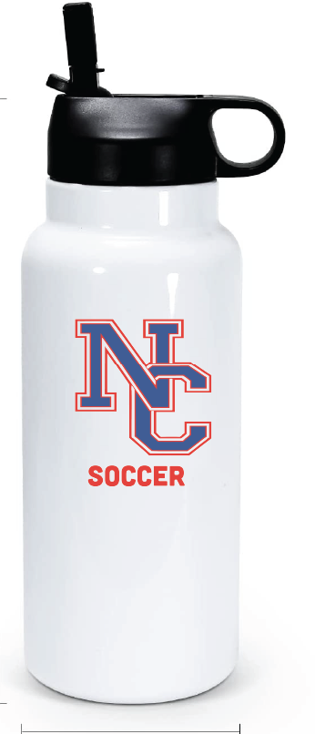 32oz Stainless Steel Water Bottle / Norfolk Collegiate Soccer