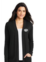 Ladies Concept Long Pocket Cardigan / Black / Old Donation School Staff