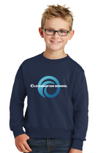 Core Fleece Crewneck Sweatshirt (Youth & Adult) / Navy / Old Donation School