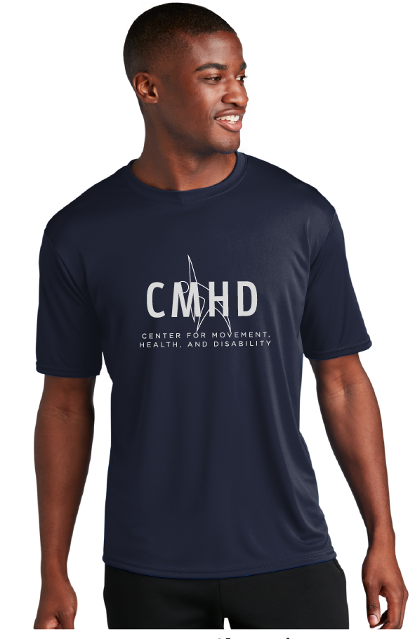 Performance Tee / Navy / Center for Movement, Health, & Disability