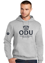 Core Fleece Pullover Hooded Sweatshirt / Ash / ODU Health & PE