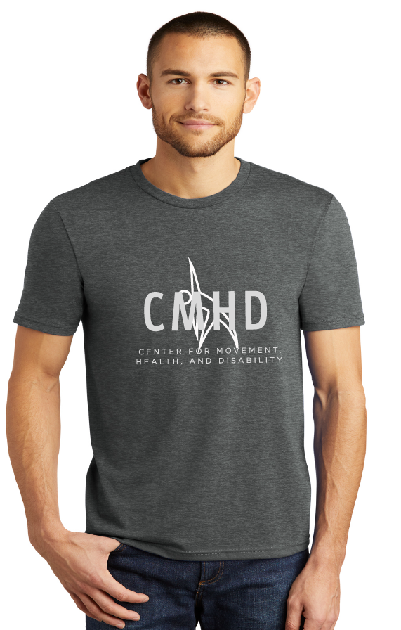 Triblend Softstyle Tee / Dark Heather Grey / Center for Movement, Health, & Disability