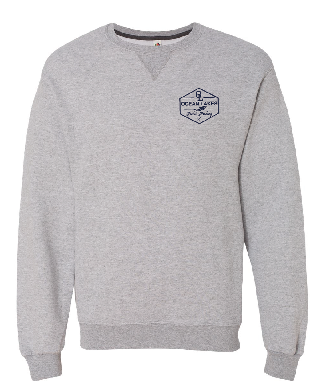 Sofspun Crewneck Sweatshirt / Athletic Heather / Ocean Lakes Field Hockey