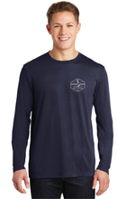 Long Sleeve Cotton Touch Tee / Navy / Ocean Lakes Field Hockey