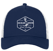 Snapback Trucker Cap / Deep Navy/ White / Ocean Lakes Field Hockey