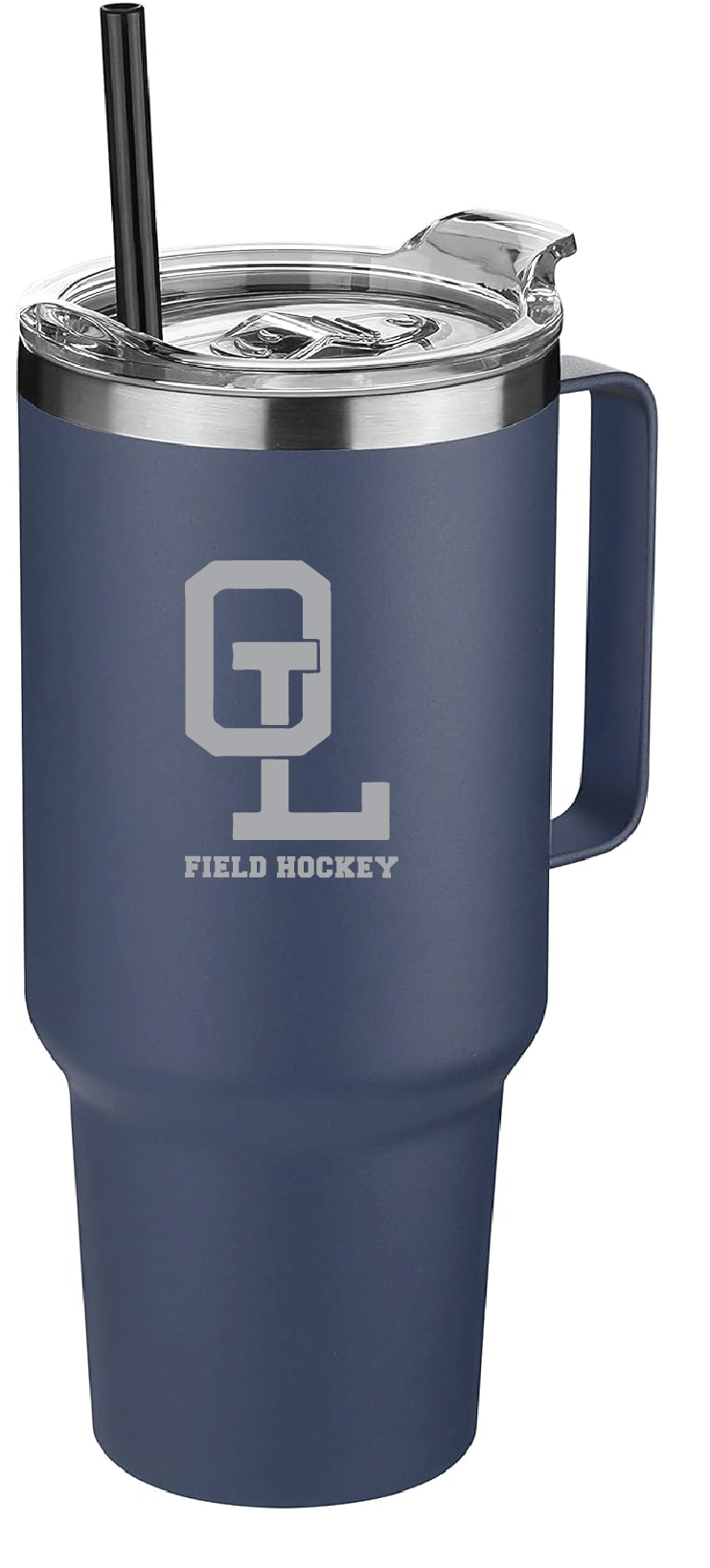 40oz Stainless Steel Tumbler / Navy / Ocean Lakes Field Hockey