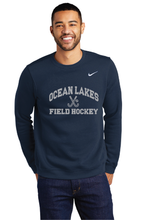 Nike Club Fleece Crew / Navy / Ocean Lakes Field Hockey