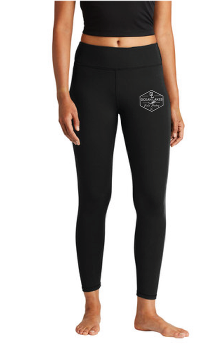 Ladies 7/8 Length Leggings / Black / Ocean Lakes High School Field Hockey