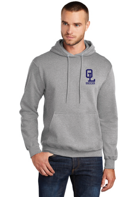 Core Fleece Pullover Hooded Sweatshirt / Athletic Heather  / Ocean Lakes High School Soccer