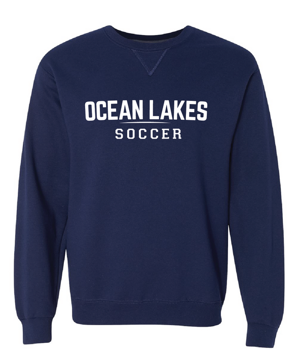 Sofspun Crewneck Sweatshirt / Navy / Ocean Lakes High School Soccer