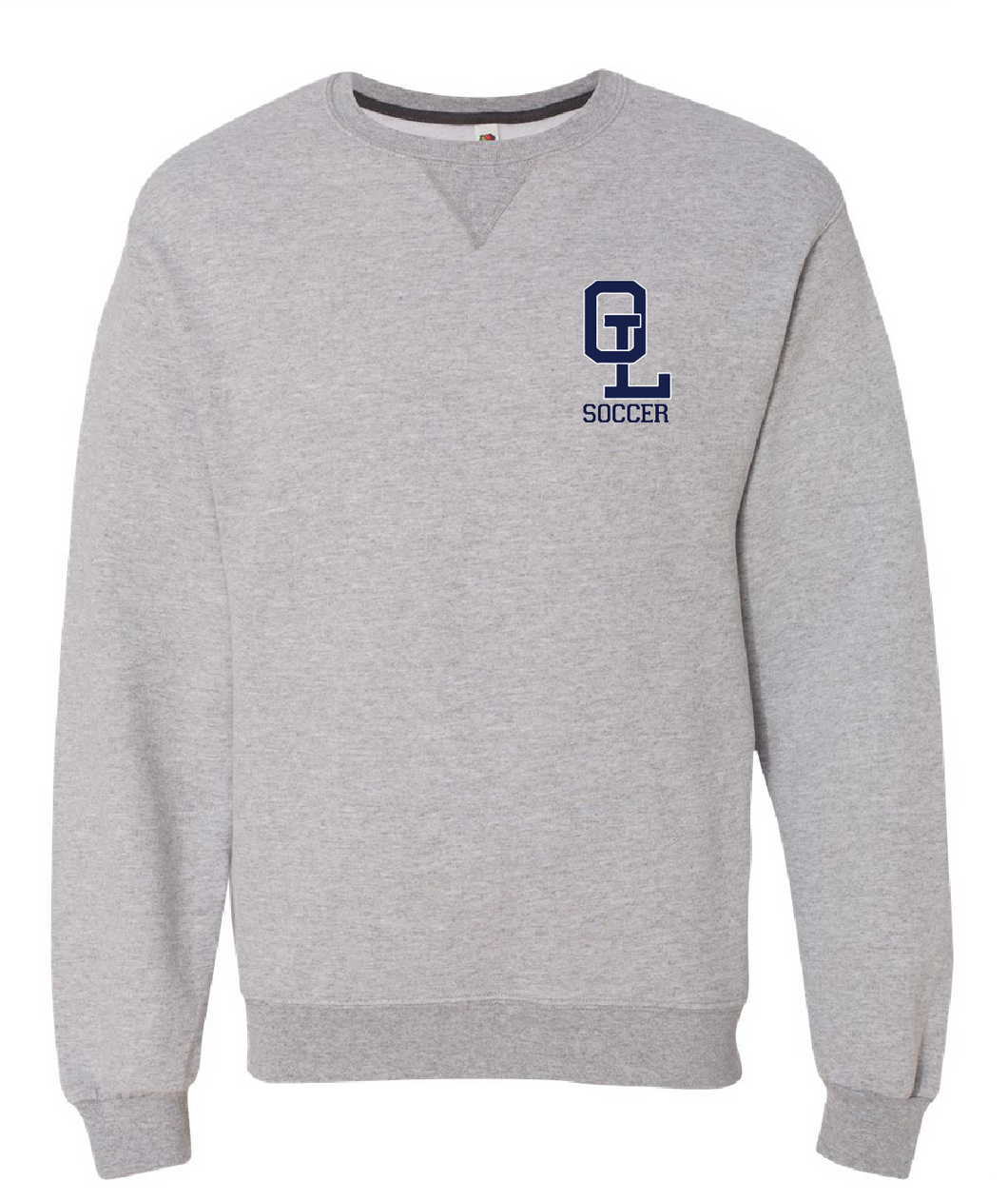 Sofspun Crewneck Sweatshirt / Athletic Heather / Ocean Lakes High School Soccer