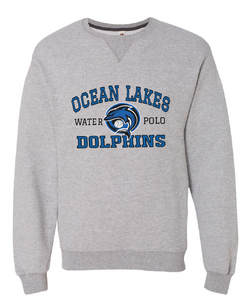 Sofspun Crewneck Sweatshirt / Athletic Heather / Ocean Lakes High School Water Polo