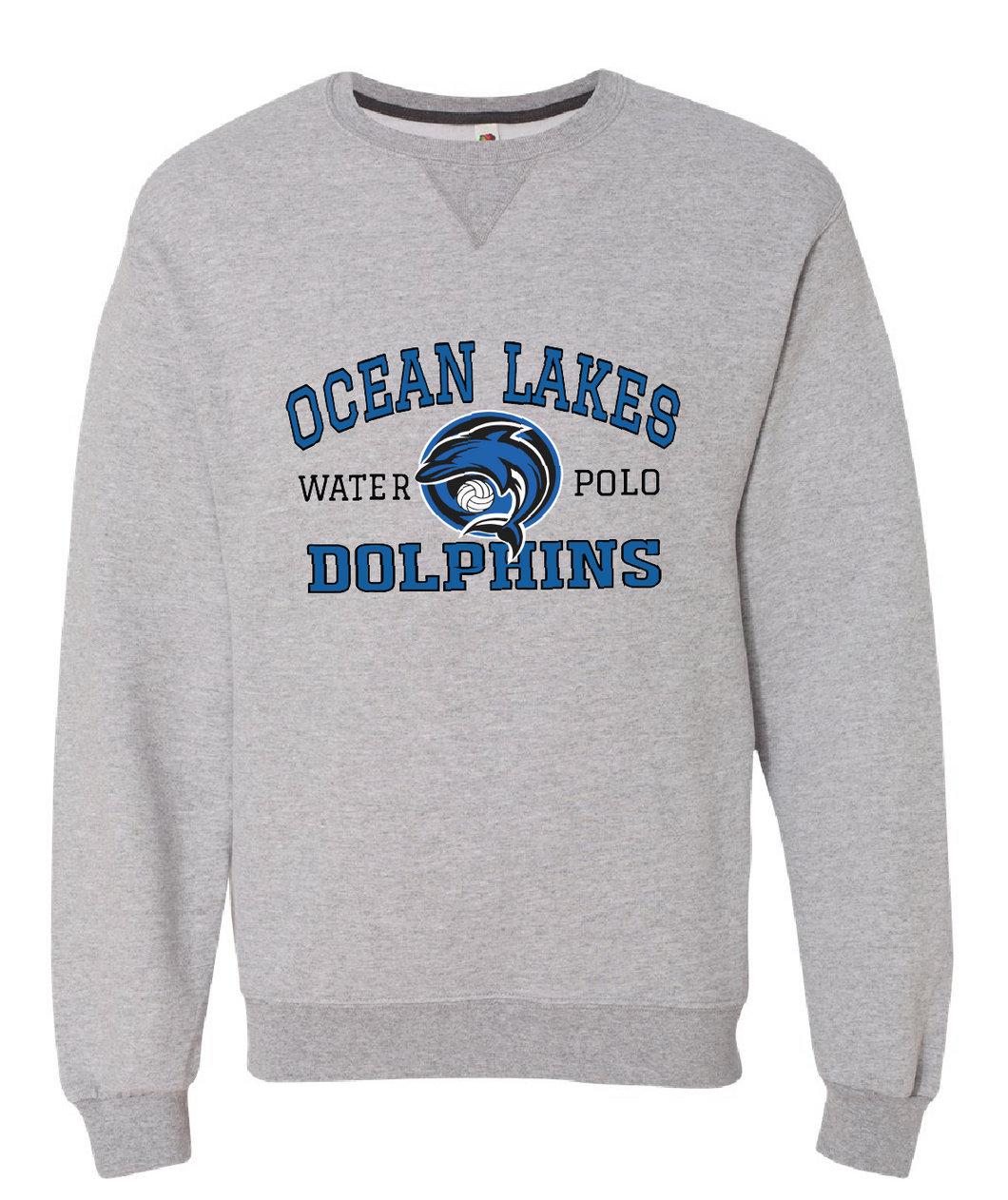 Sofspun Crewneck Sweatshirt / Athletic Heather / Ocean Lakes High School Water Polo