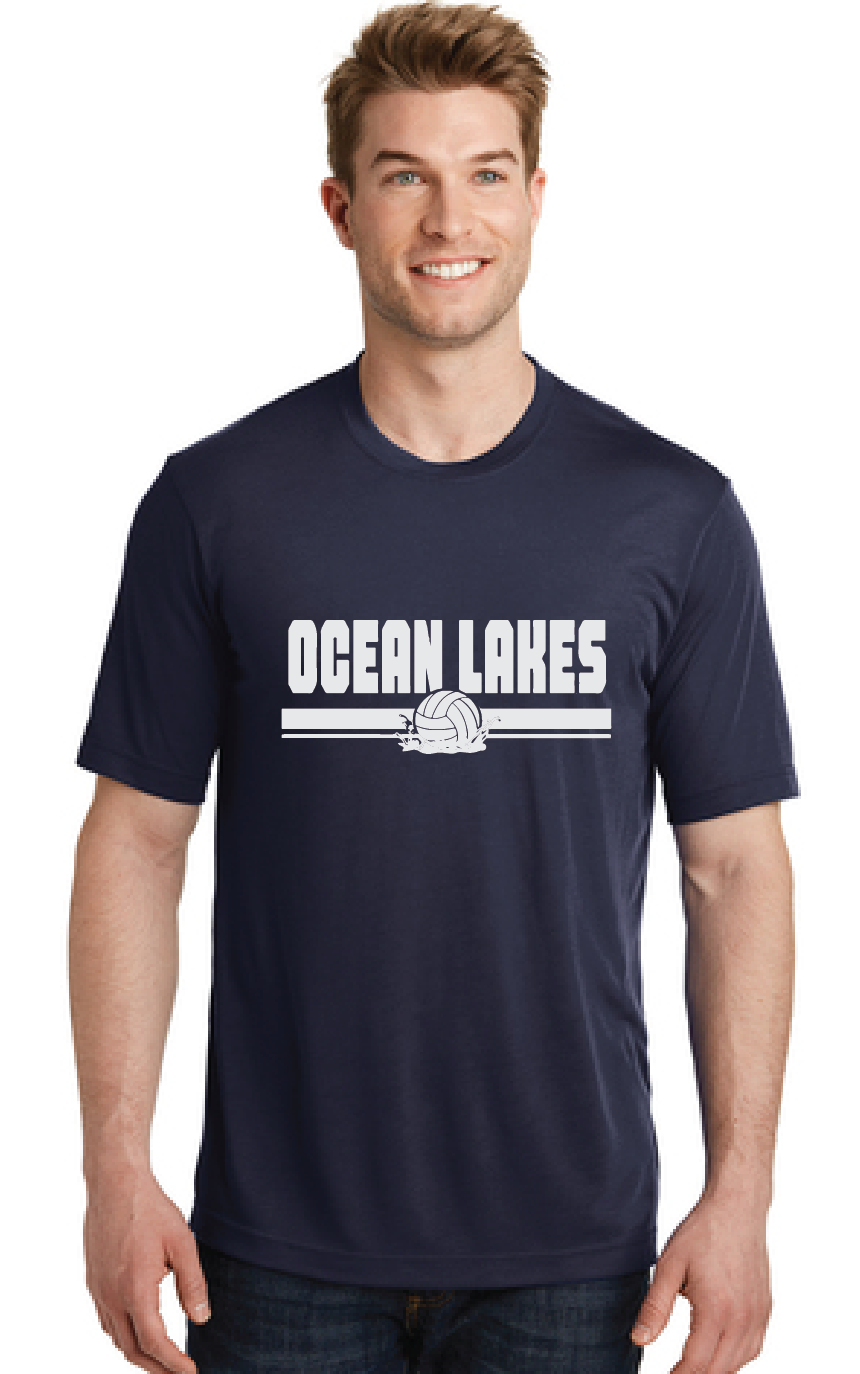 Cotton Touch Tee / Navy / Ocean Lakes High School Water Polo