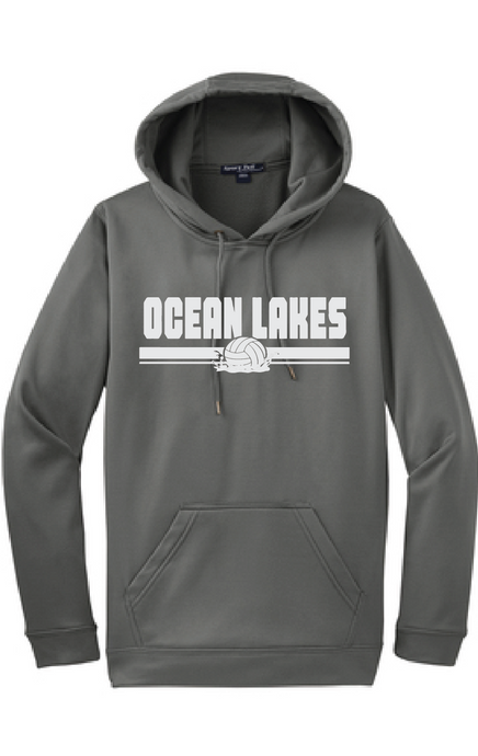 Performance Fleece Hooded Pullover / Dark Smoke Grey / Ocean Lakes High School Water Polo