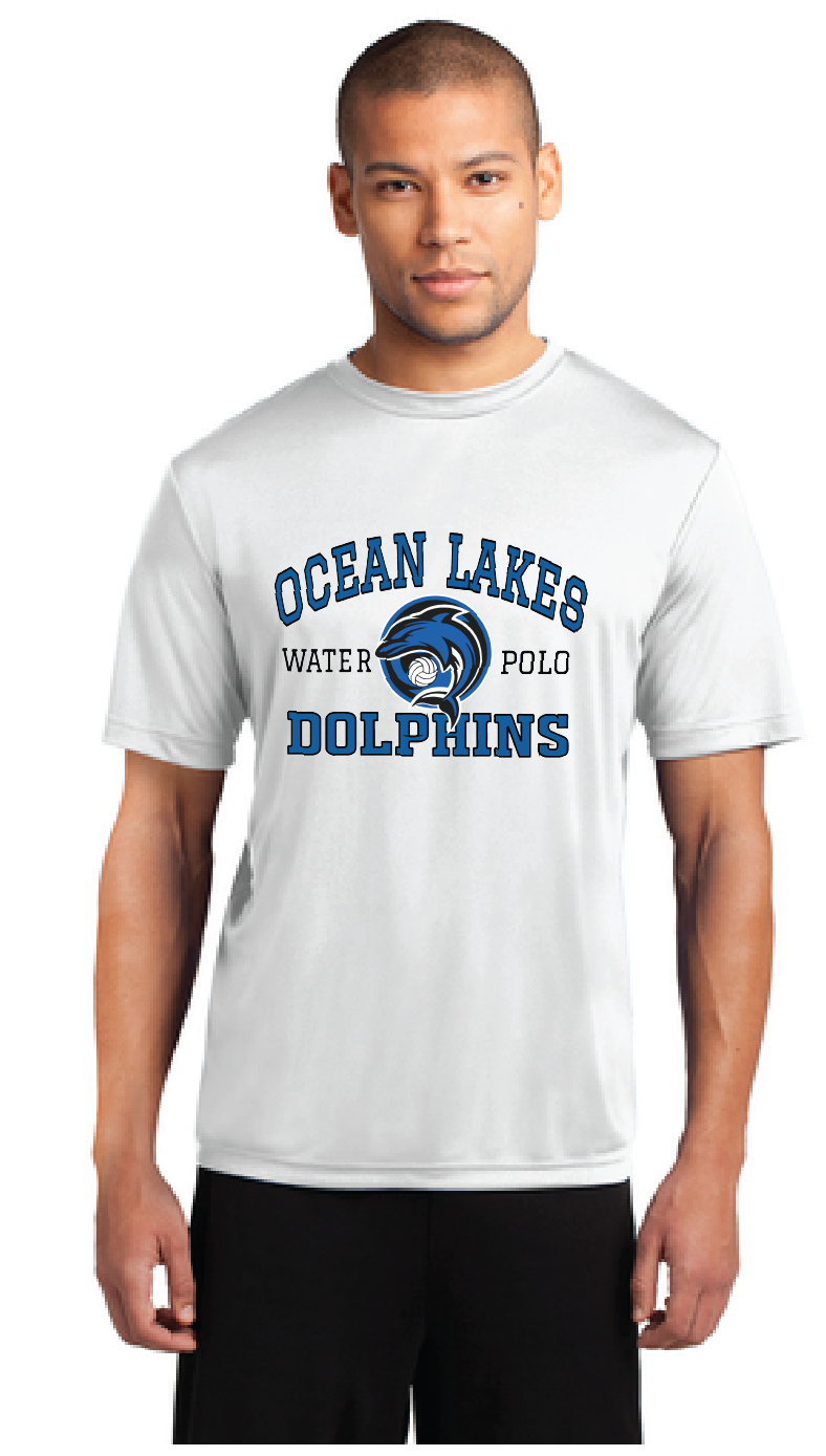 Performance Tee / White / Ocean Lakes High School Water Polo