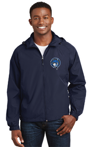 Hooded Raglan Jacket / Navy / Ocean Lakes High School Water Polo