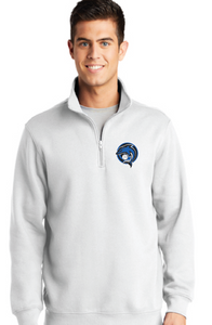 1/4-Zip Sweatshirt / White / Ocean Lakes High School Water Polo