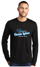 Triblend Long Sleeve Tee / Black / Ocean Lakes Elementary School Staff