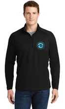 Stretch 1/2-Zip Pullover / Black / Ocean Lakes Elementary School Staff