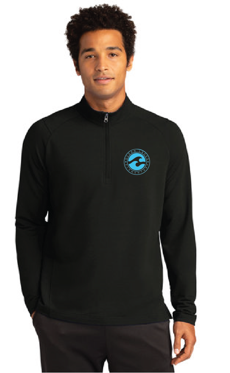 Flex Fleece 1/4-Zip / Black / Ocean Lakes Elementary School Staff