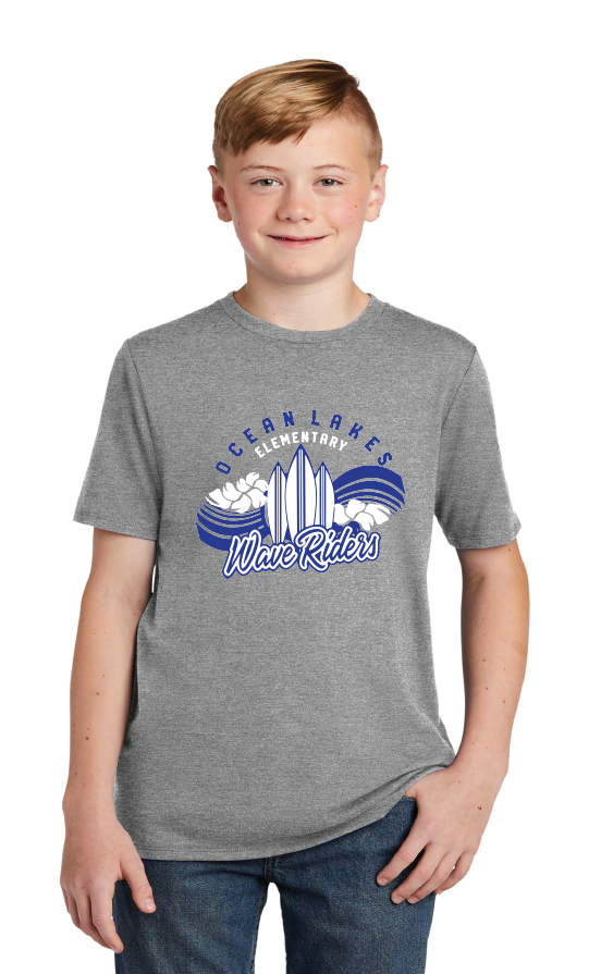 Youth Perfect Tri Tee (Youth) / Grey Frost / Ocean Lakes Elementary School