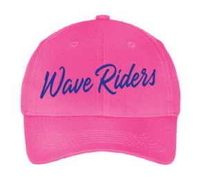 Six-Panel Twill Cap (Youth & Adult) / Neon Pink / Ocean Lakes Elementary School