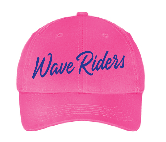 Six-Panel Twill Cap (Youth & Adult) / Neon Pink / Ocean Lakes Elementary School