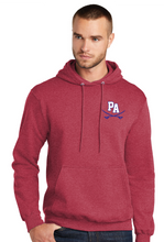 Core Fleece Pullover Hooded Sweatshirt / Heather Red / Princess Anne High School Seniors