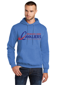 Fleece Pullover Hooded Sweatshirt / Heather Royal  / Princess Anne High School Field Hockey