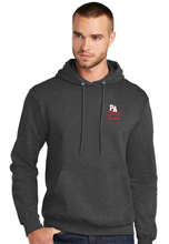 Fleece Pullover Hooded Sweatshirt / Dark Heather Grey / Princess Anne High School Field Hockey