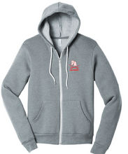 Unisex Sponge Fleece Full-Zip Hoodie / Heather Grey / Princess Anne High School Field Hockey