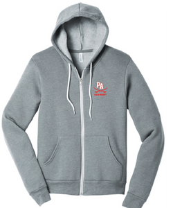 Unisex Sponge Fleece Full-Zip Hoodie / Heather Grey / Princess Anne High School Field Hockey