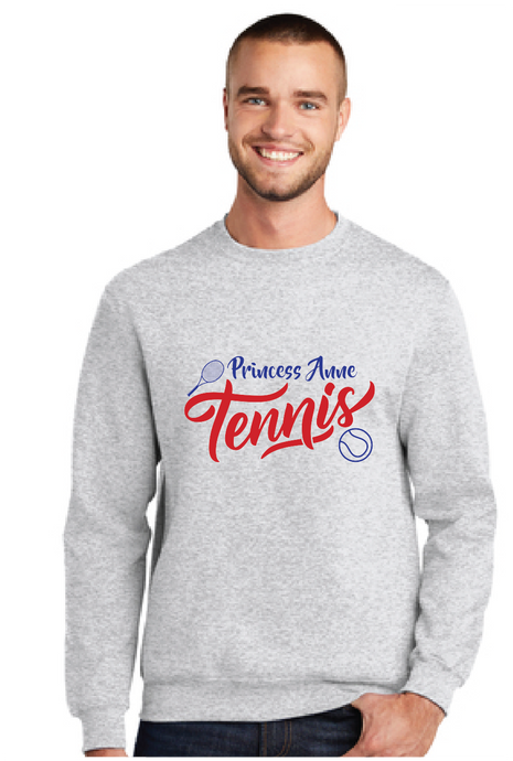 Core Fleece Crewneck Sweatshirt / Ash / Princess Anne High School Girls Tennis