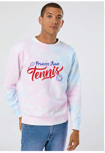 Midweight Tie-Dyed Sweatshirt / Tie Dye Cotton Candy / Princess Anne High School Girls Tennis