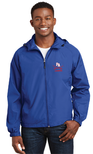 Hooded Raglan Jacket / Royal / Princess Anne High School Track and Field