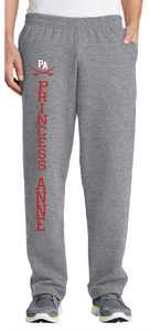 Core Fleece Sweatpant with Pockets / Athletic Heather / Princess Anne High School Track and Field