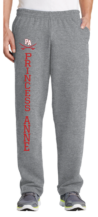 Core Fleece Sweatpant with Pockets / Athletic Heather / Princess Anne High School Track and Field