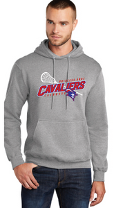 Core Fleece Pullover Hooded Sweatshirt / Athletic Heather / Princess Anne High School Lacrosse