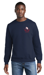 Core Fleece Crewneck Sweatshirt / Navy / Princess Anne High School Lacrosse