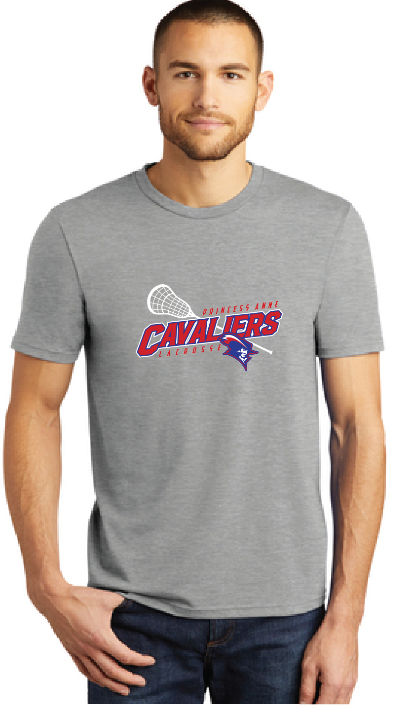 Perfect Tri Tee / Heathered Grey / Princess Anne High School Lacrosse