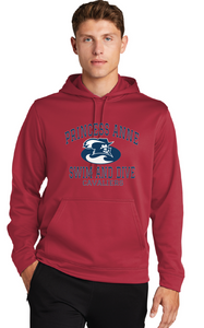 Fleece Hooded Pullover / Red / Princess Anne High School Swim and Dive