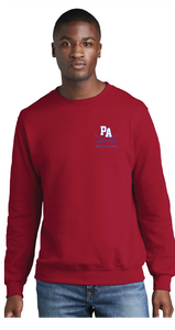 Core Fleece Crewneck Sweatshirt / Red / Princess Anne High School Swim and Dive