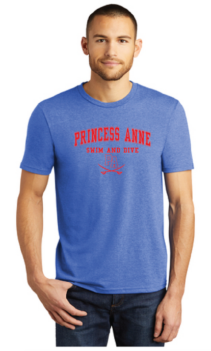 Perfect Tri Tee / Royal Frost / Princess Anne High School Swim and Dive