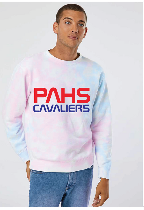 Midweight Tie-Dyed Sweatshirt / Tie Dye Cotton Candy / Princess Anne High School Swim and Dive