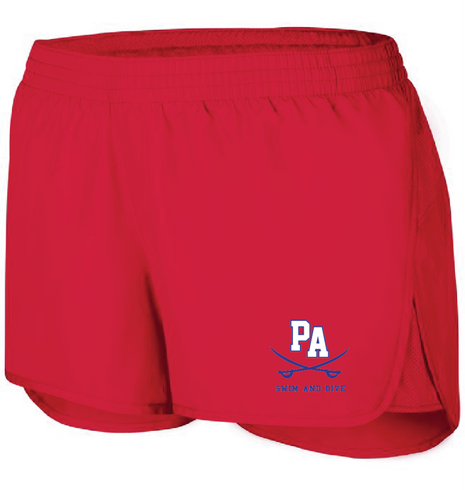 Women's Wayfarer Shorts / Red / Princess Anne High School Swim and Dive