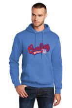 Fleece Pullover Hooded Sweatshirt / Heather Royal  / Princess Anne High School Softball