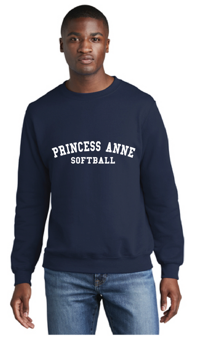 Core Fleece Crewneck Sweatshirt / Navy / Princess Anne High School Softball