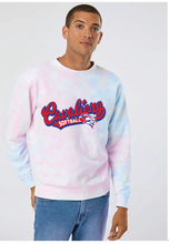 Midweight Tie-Dyed Sweatshirt / Tie Dye Cotton Candy / Princess Anne High School Softball